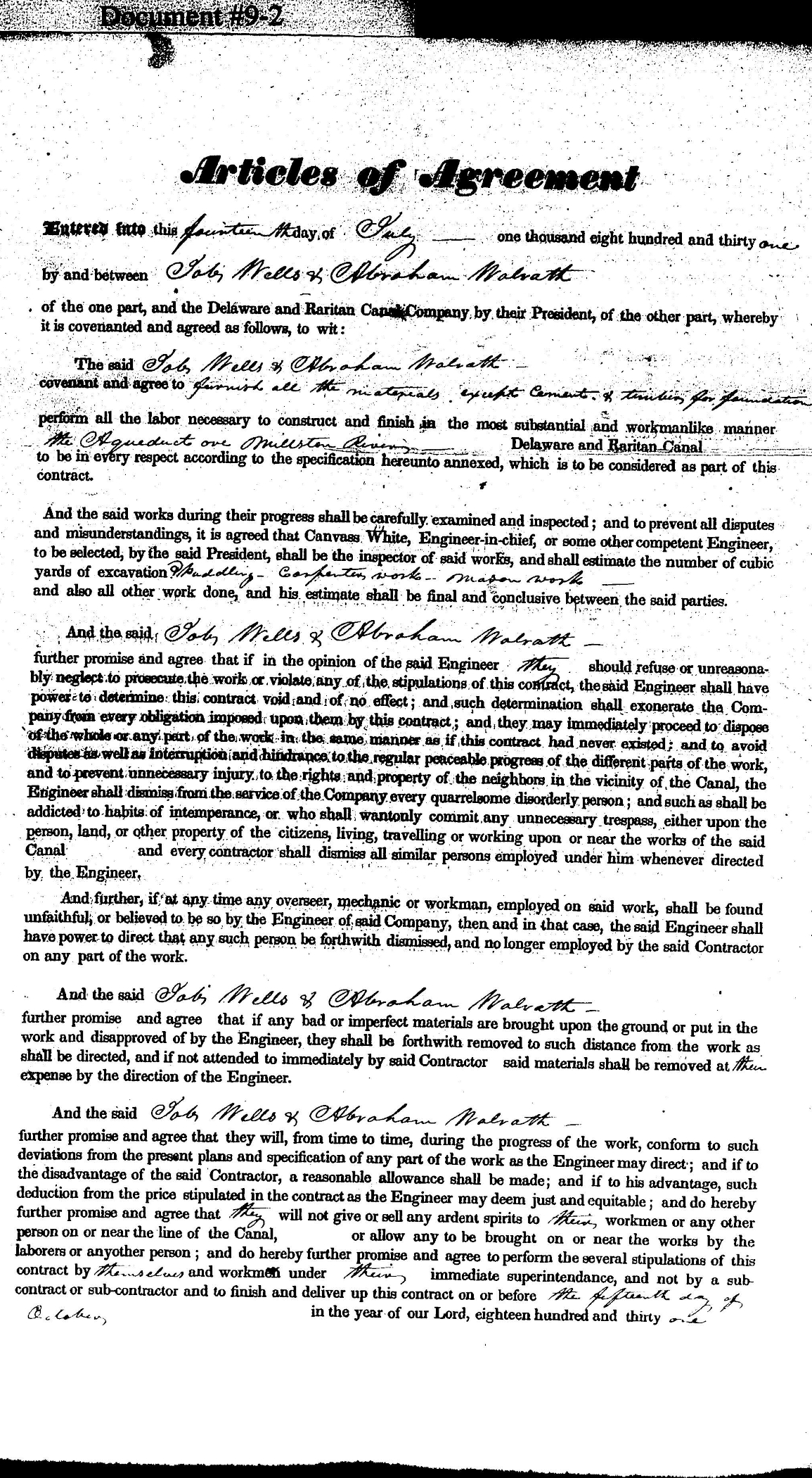 Articles of Agreement, Doc #12-12; p2 Articles of Agreement, Doc #12-12; p2
