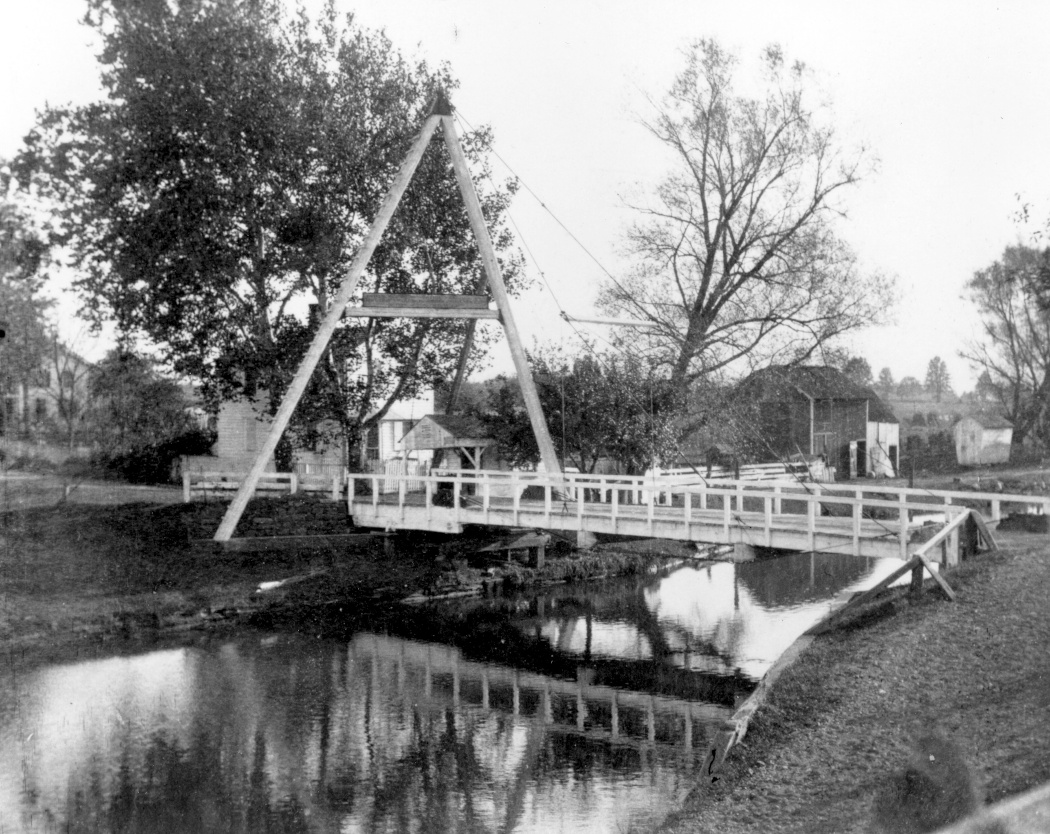 AFrame Bridge At Port Mercer; c1915