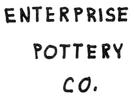 Enterprise Pottery Company makers marks