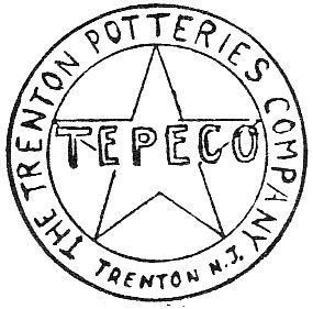Trenton Potteries Maker Mark